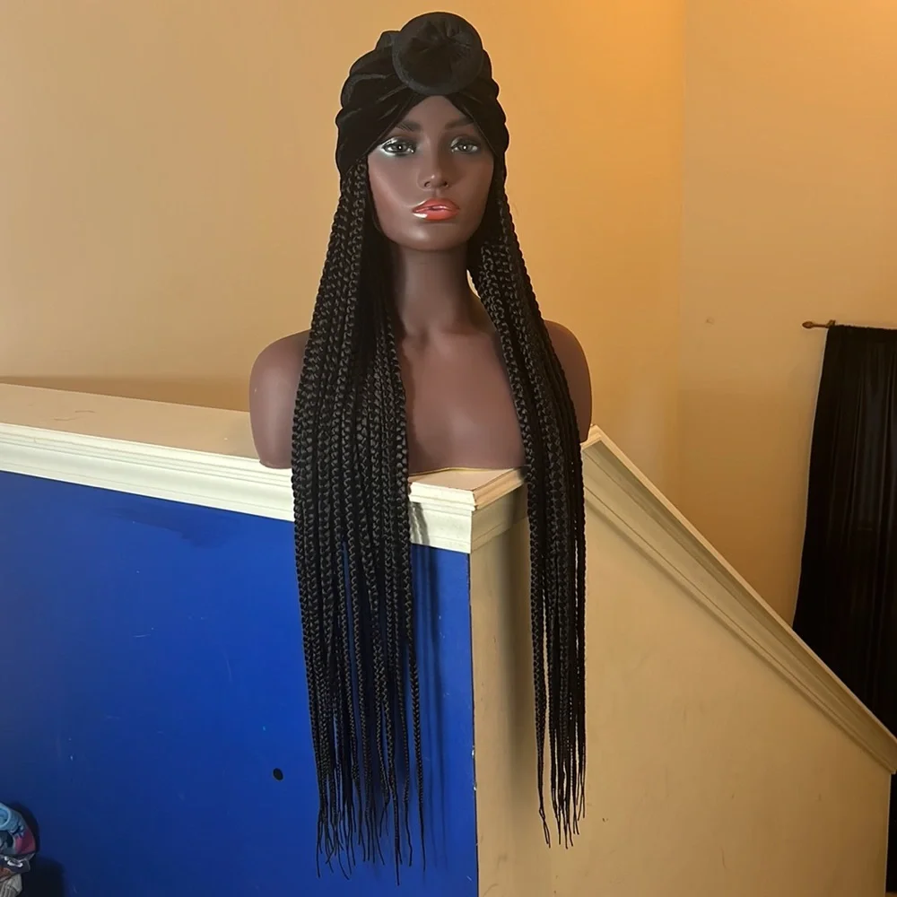 🌹Head Wrap Box Braid Wig🌹 - Picture 5 of 8